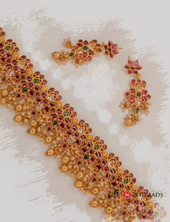 Red-Beads-Choker-Necklace-2